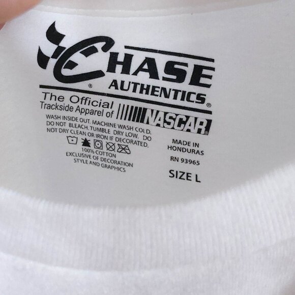 Vintage Chase Nascar Daytona 500 vtg t shirt L - Picture 8 of 10
